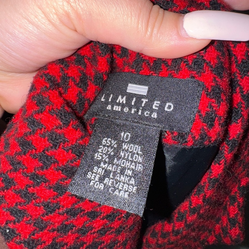 VINTAGE houndstooth jumper dress - Picture 5 of 5